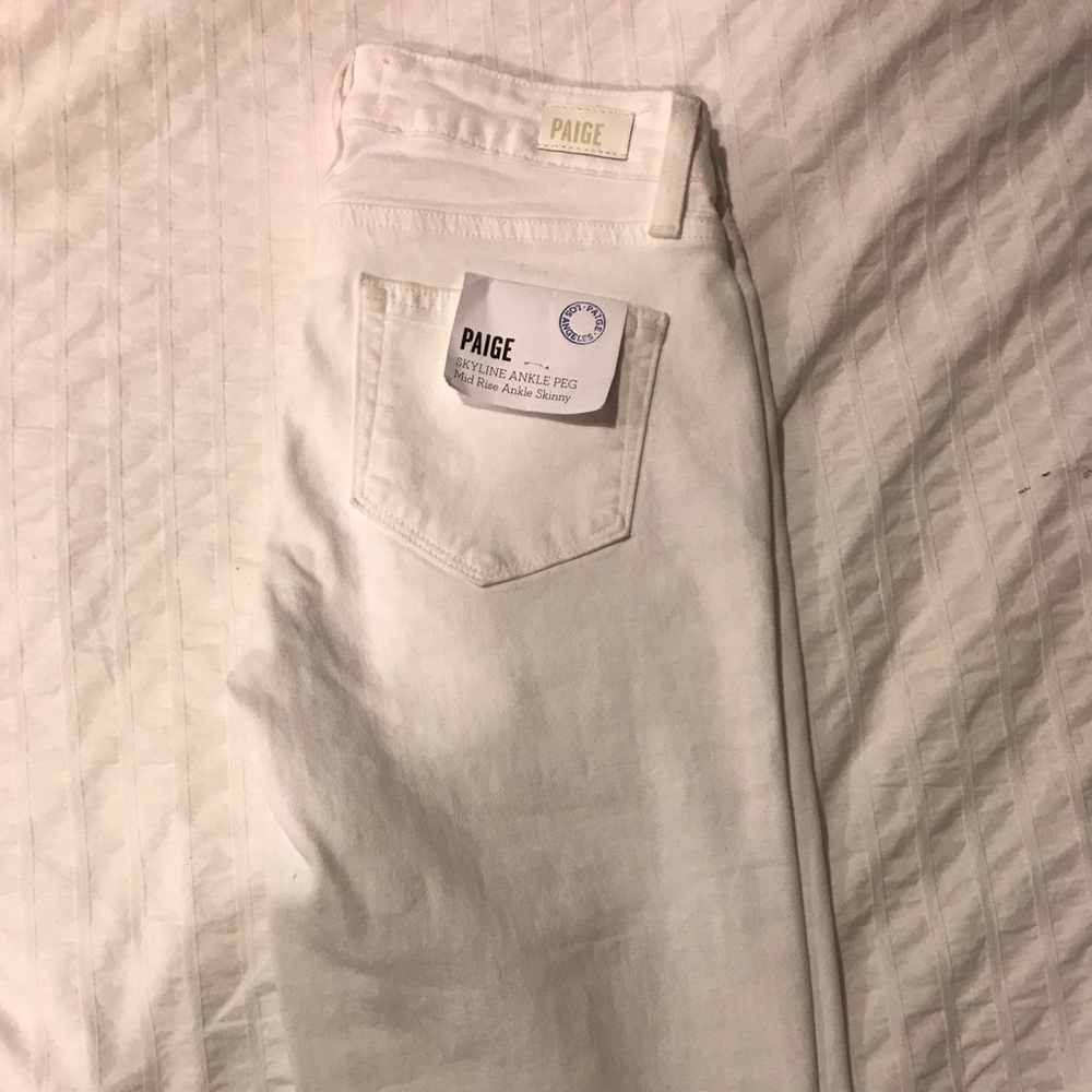 Paige ankle peg mid rise ankle skinny